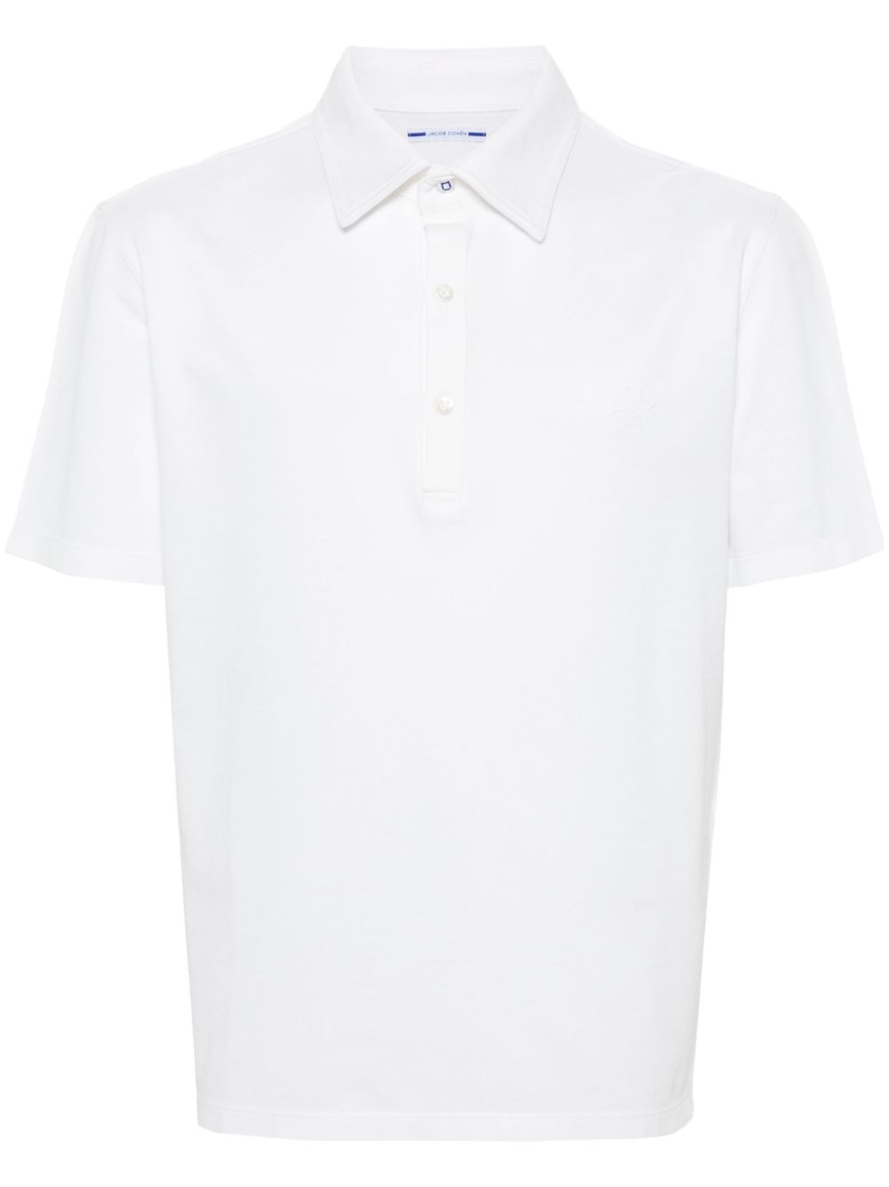 Jacob Cohën logo-embroidered Piqué Polo Shirt White Maison-Kitsune Men Polo Shirts