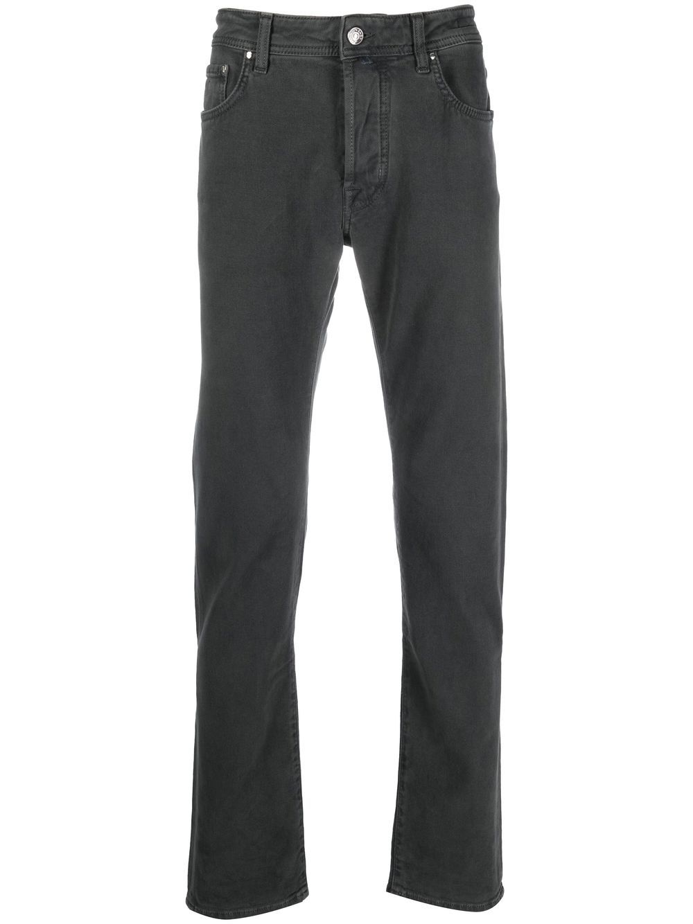 Men Regular & Straight-Leg Jeans Maison-Kitsune Jacob Cohën mid-rise straight-leg Jeans Grey