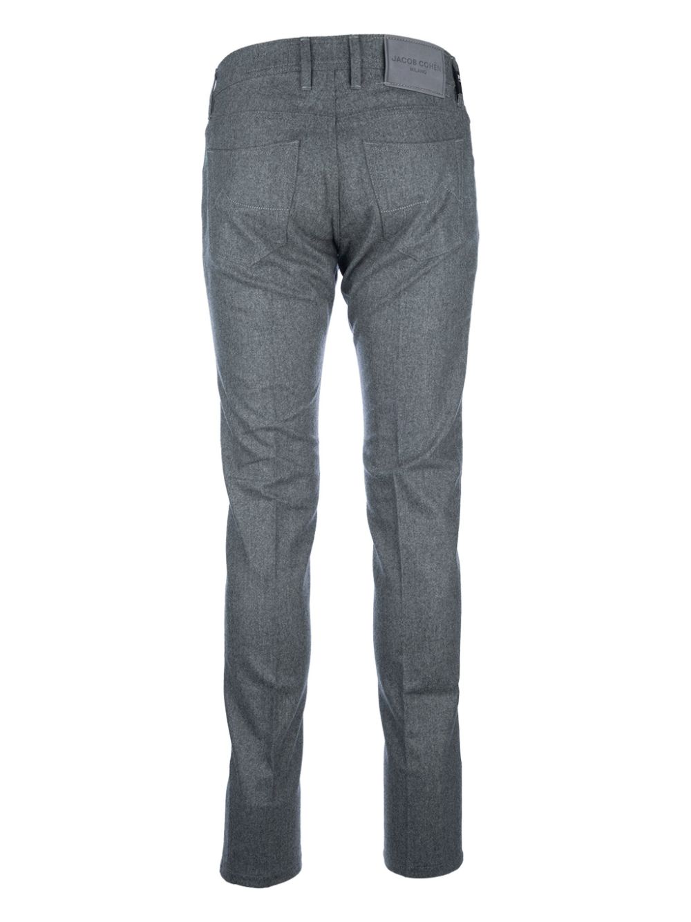 Jacob Cohën Mélange Trousers Grey Maison-Kitsune Men Regular-Fit & Straight Leg Pants