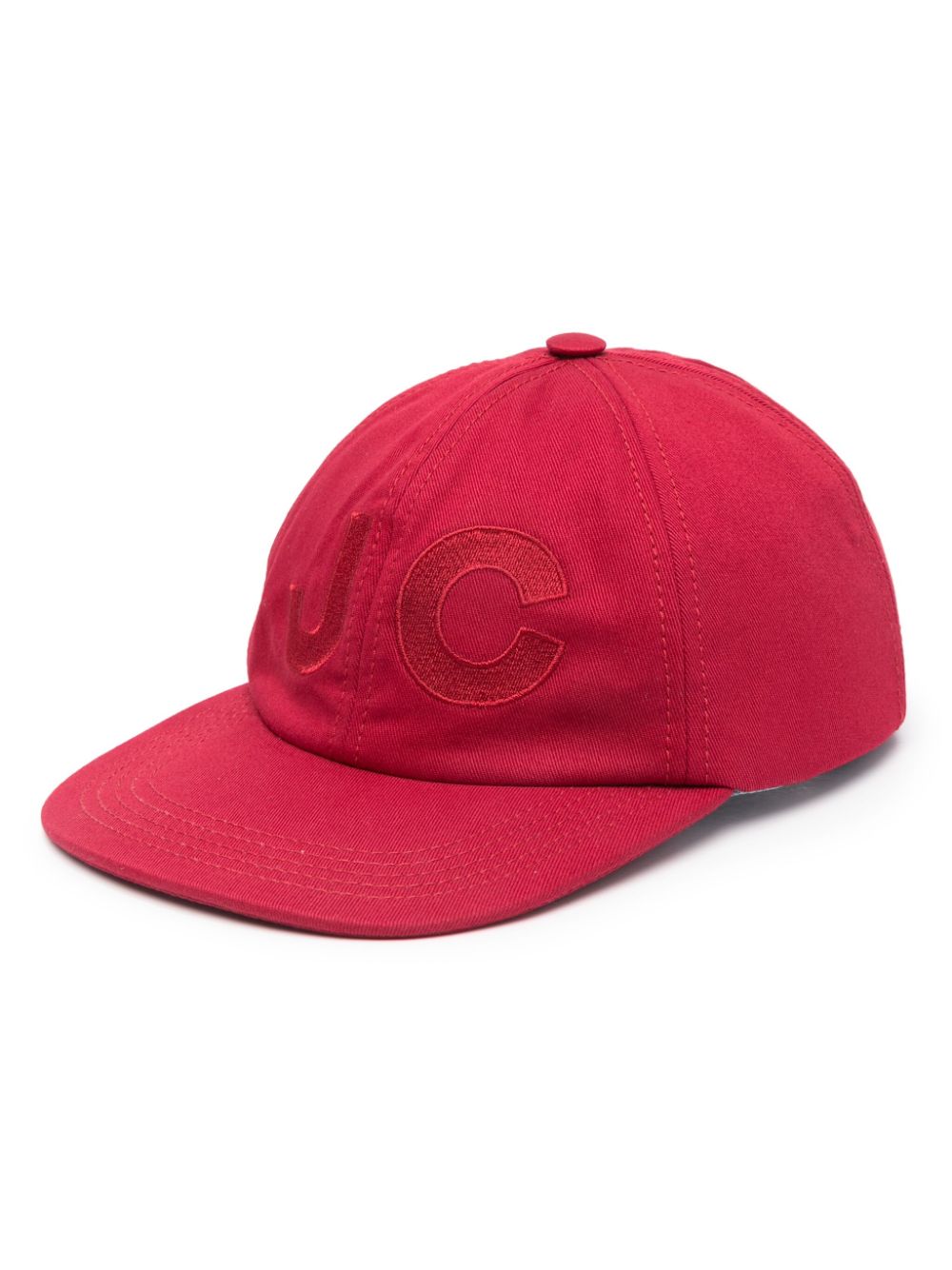 Jacob Cohën logo-embroidered Baseball Cap Red Men Hats Maison-Kitsune