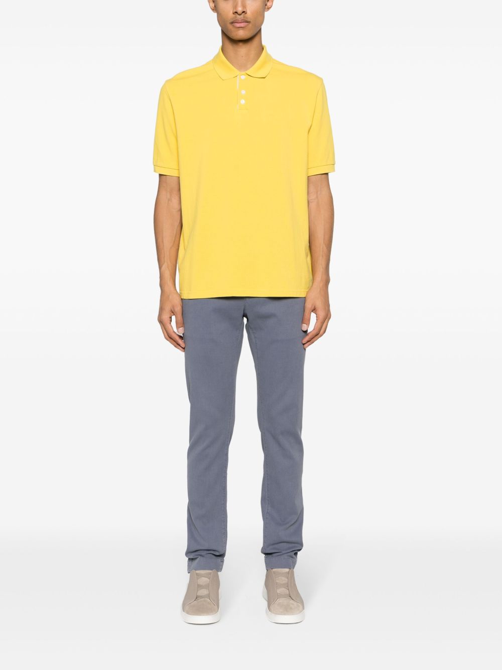 Jacob Cohën Bobby mid-rise slim-fit Trousers Blue Maison-Kitsune Men Regular-Fit & Straight Leg Pants