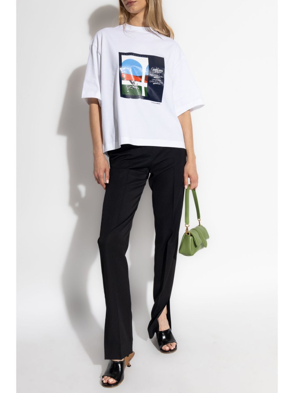 Maison-Kitsune T-Shirts Men Jacquemus Le Scesa T-shirt White
