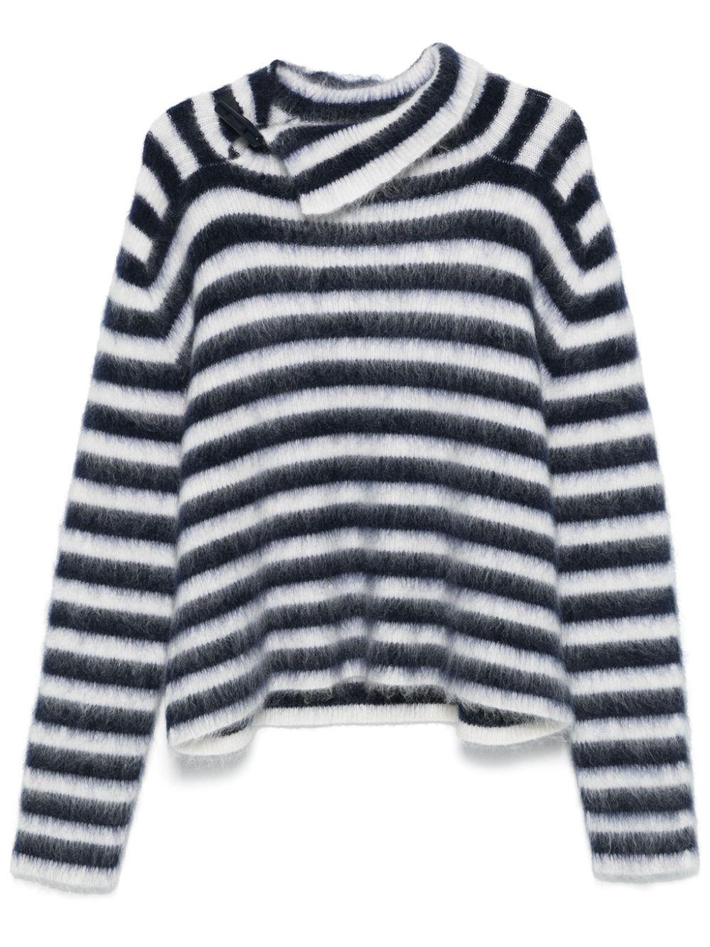 Maison-Kitsune Jacquemus Le Pull Marina Sweater Blue Men Knitted Sweaters