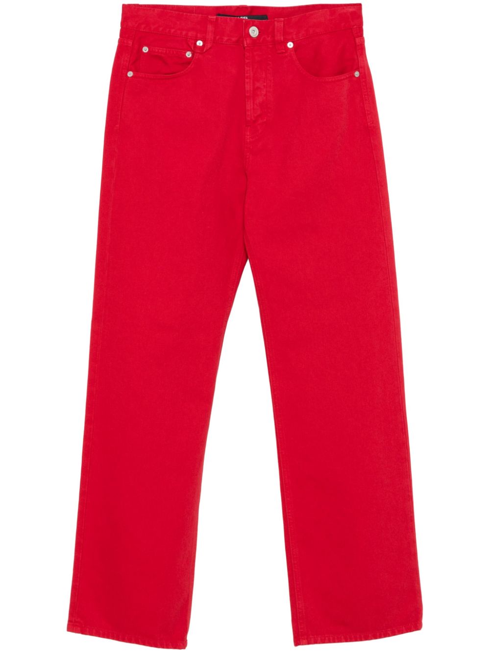 Maison-Kitsune Regular & Straight-Leg Jeans Men Jacquemus Le de-Nîmes Droit Jeans Red