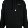 Maison-Kitsune Jacquemus Le Sweatshirt Brodé Hoodie Black Men Hoodies