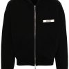 Maison-Kitsune Hoodies Men Jacquemus Le Hoodie Gros Grain Hoodie Black