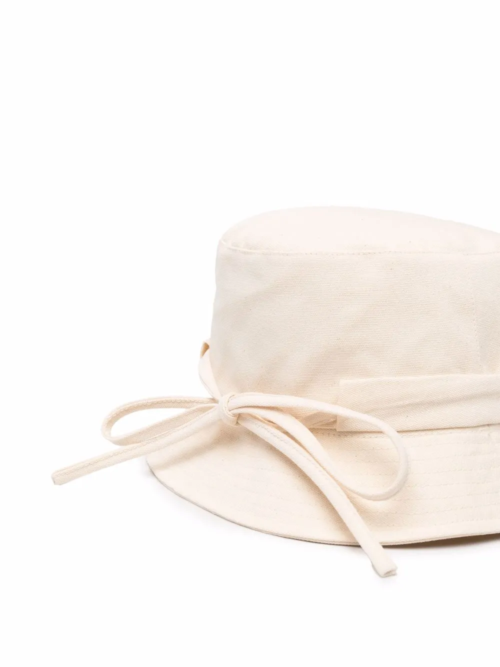 Maison-Kitsune Hats Men Jacquemus tie-detail Bucket Hat Neutrals