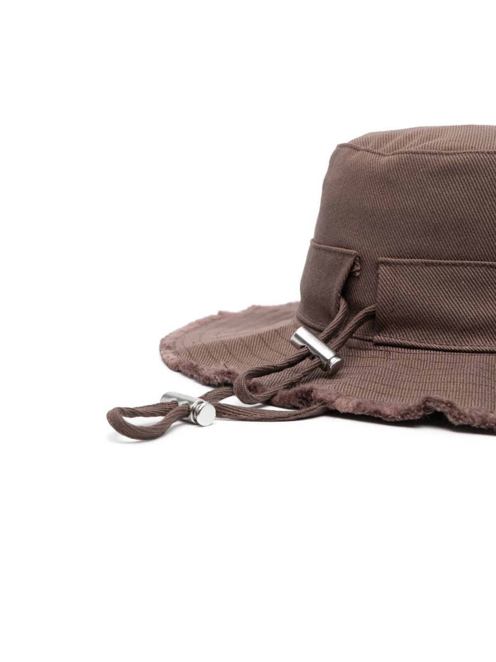 Jacquemus Le Bob Artichaut Bucket Hat Brown Men Hats Maison-Kitsune