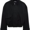 Maison-Kitsune Bomber Jackets Men Jacquemus Salti Bomber Jacket Black