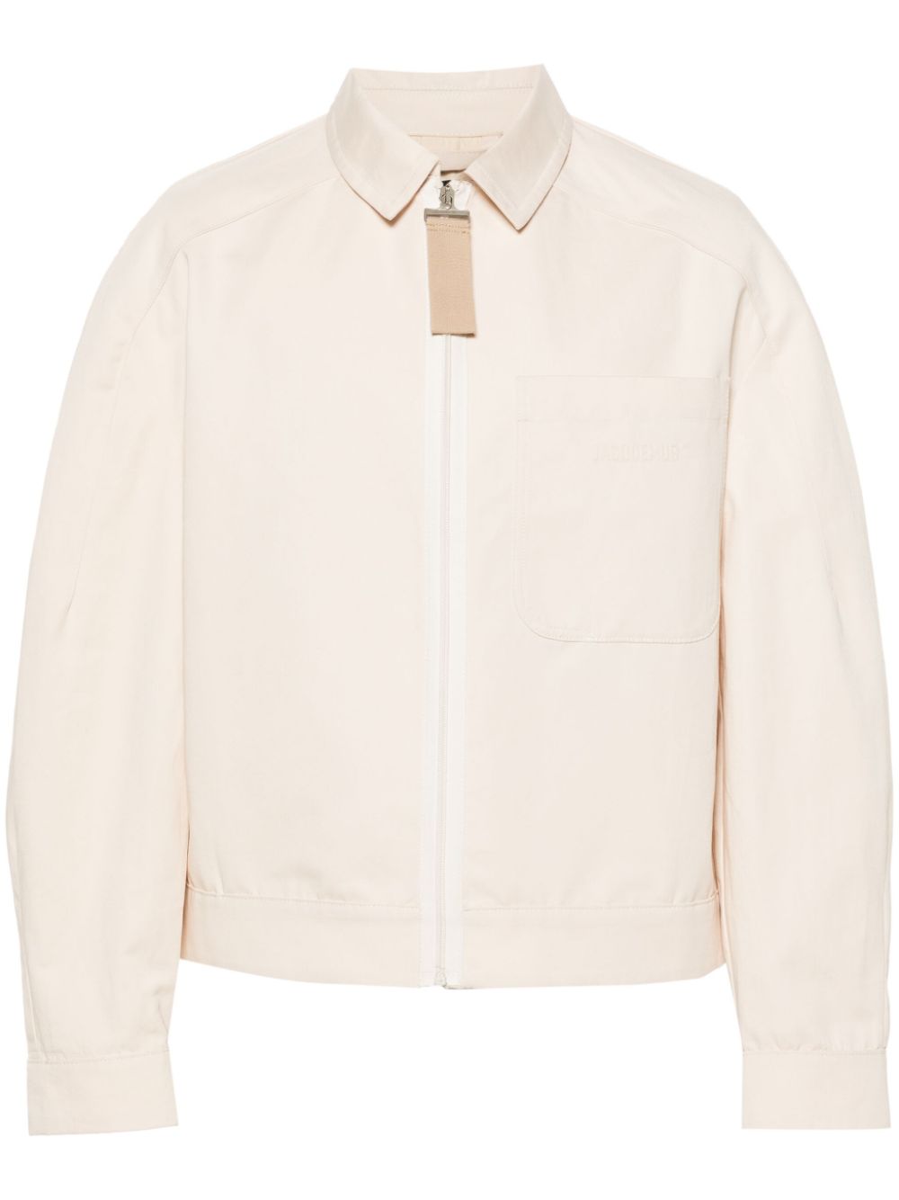 Maison-Kitsune Jacquemus Le Blouson Linu Bomber Jacket Neutrals Men Shirt Jackets