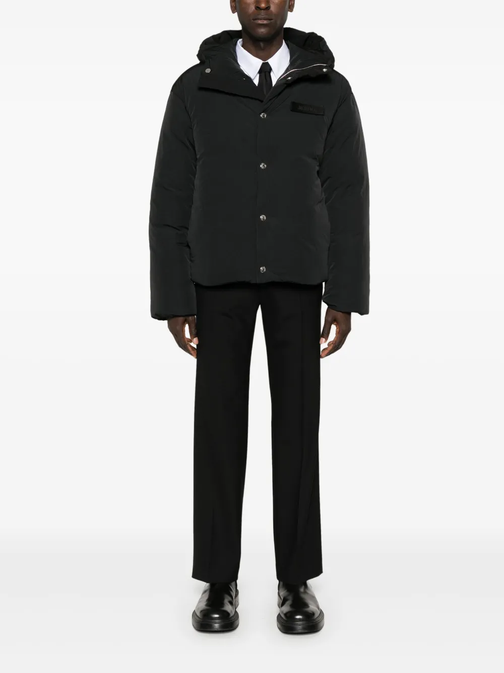 Maison-Kitsune Jacquemus La Doudoune Jacket Black Men Down Jackets