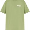 Maison-Kitsune T-Shirts Men Jacquemus Le T-shirt Gros Grain Green