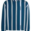 Men Shirts Maison-Kitsune Jacquemus La Chemise Papier Shirt Blue