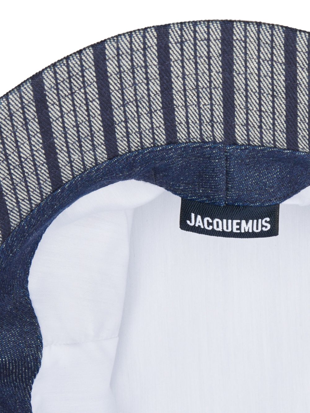 Maison-Kitsune Hats Men Jacquemus Le Bob Gadjo Bucket Hat Blue