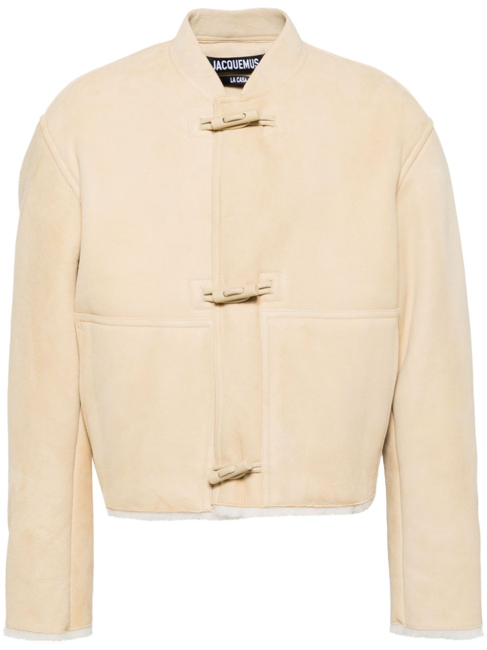 Jacquemus Telo Jacket Neutrals Men Duffle Coats Maison-Kitsune