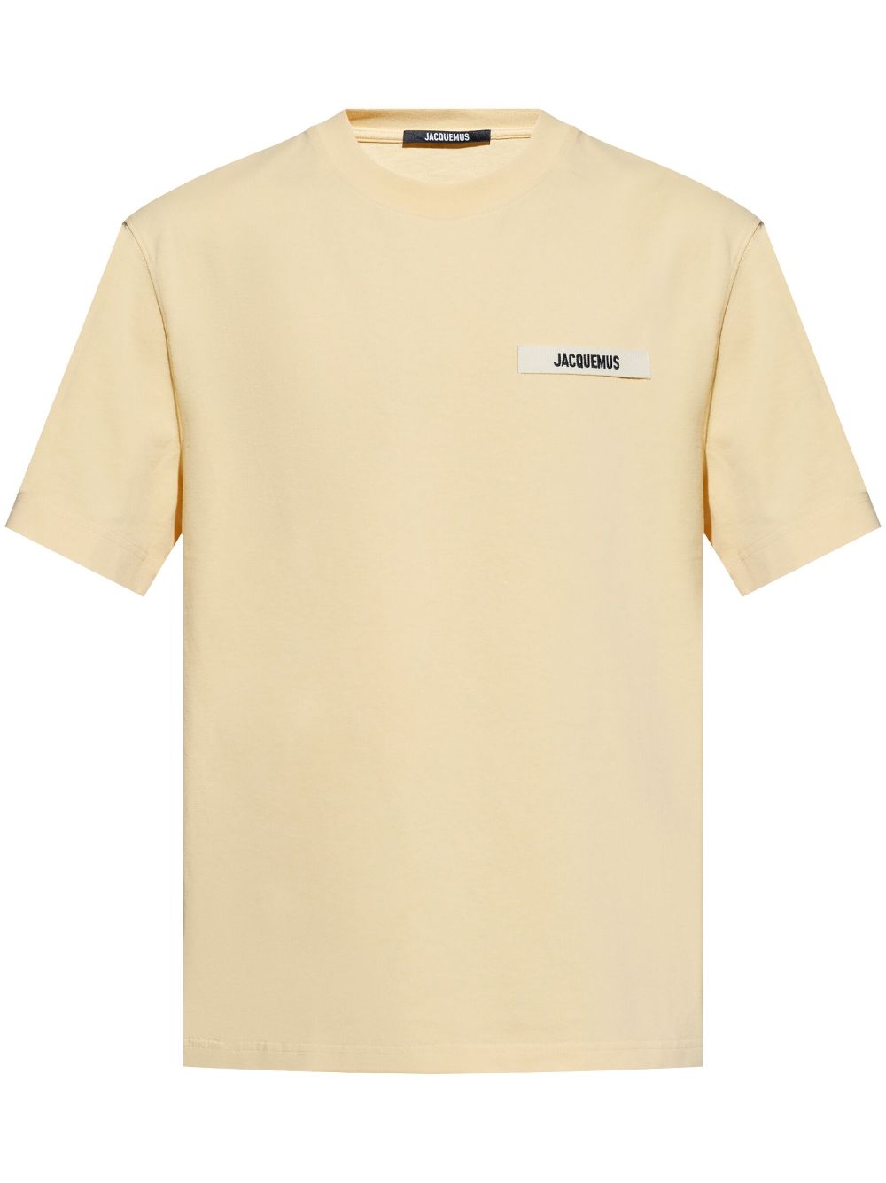 Jacquemus Gros Grain T-shirt Neutrals Maison-Kitsune Men T-Shirts
