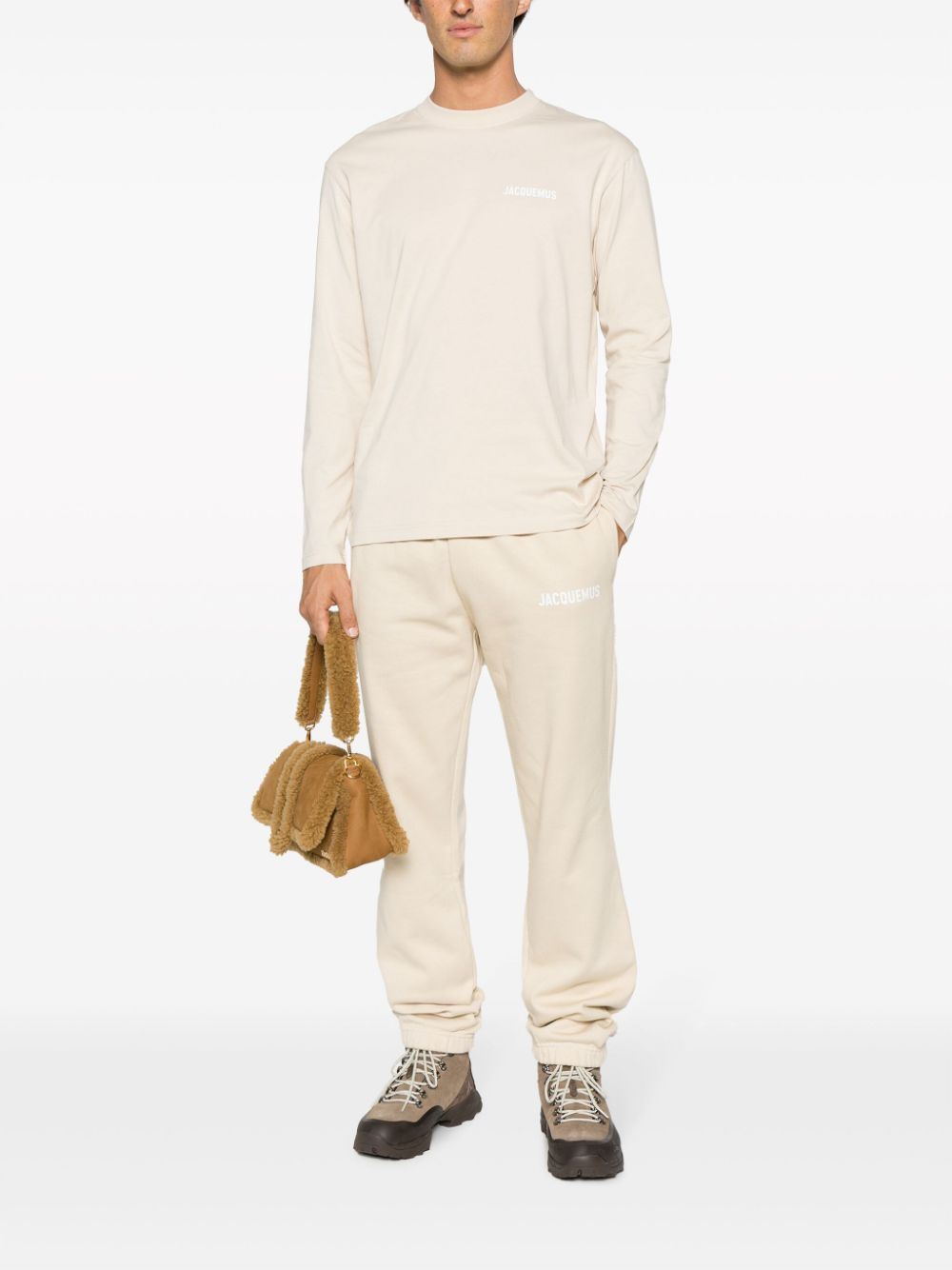 Men T-Shirts Maison-Kitsune Jacquemus Le T-shirt Manches Longues Top Neutrals
