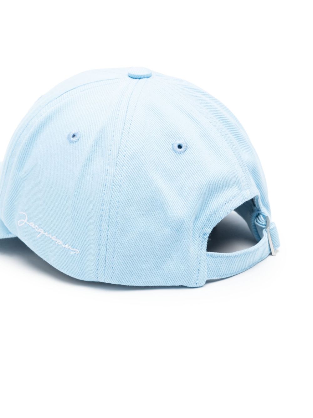 Jacquemus La Casquette Jacquemus Baseball Cap Blue Men Hats Maison-Kitsune