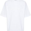 Jacquemus Le Tshirt Typo logo-print T-shirt White Men T-Shirts Maison-Kitsune