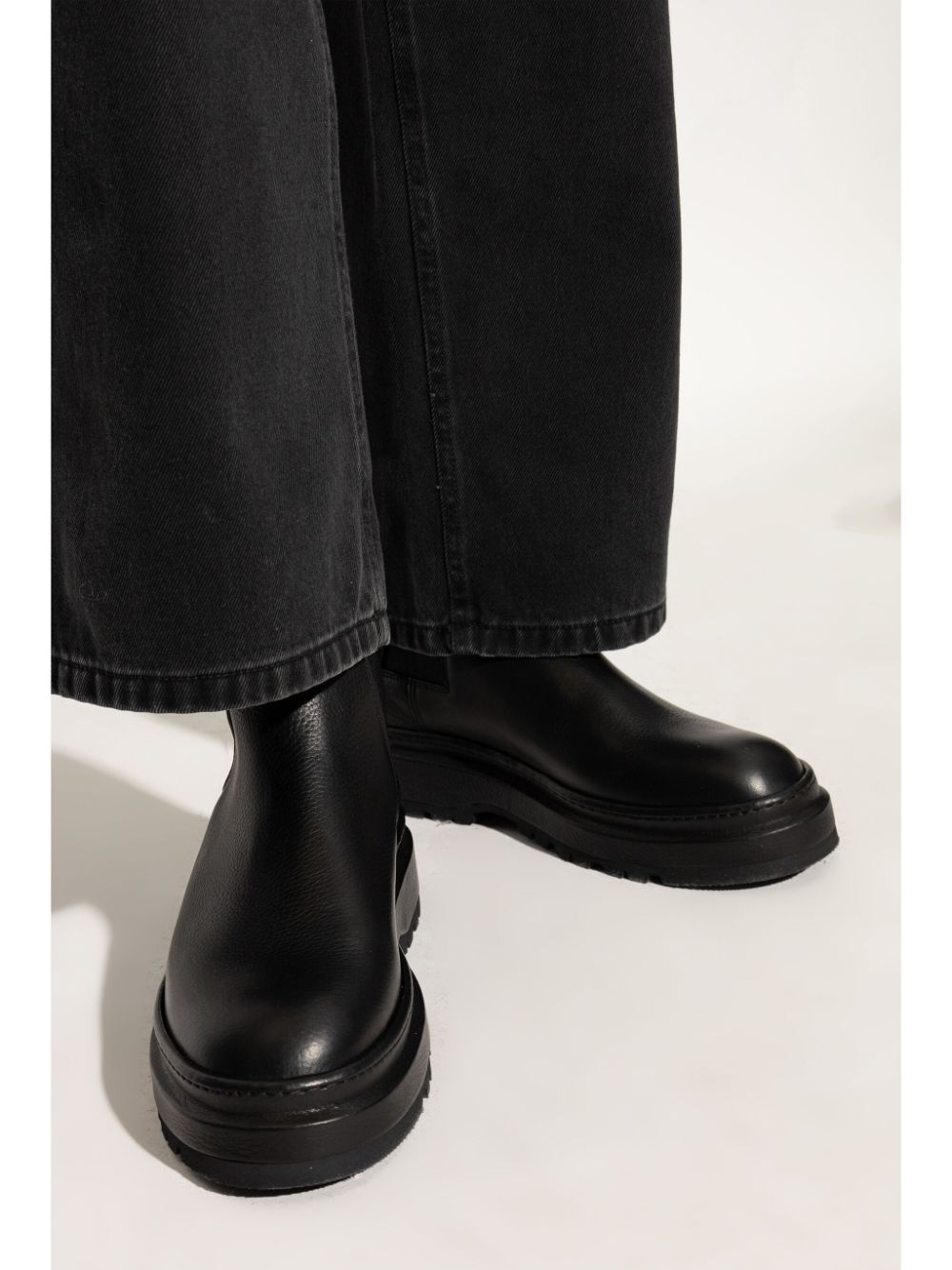 Men Boots Maison-Kitsune Jacquemus Pavane Boots Black