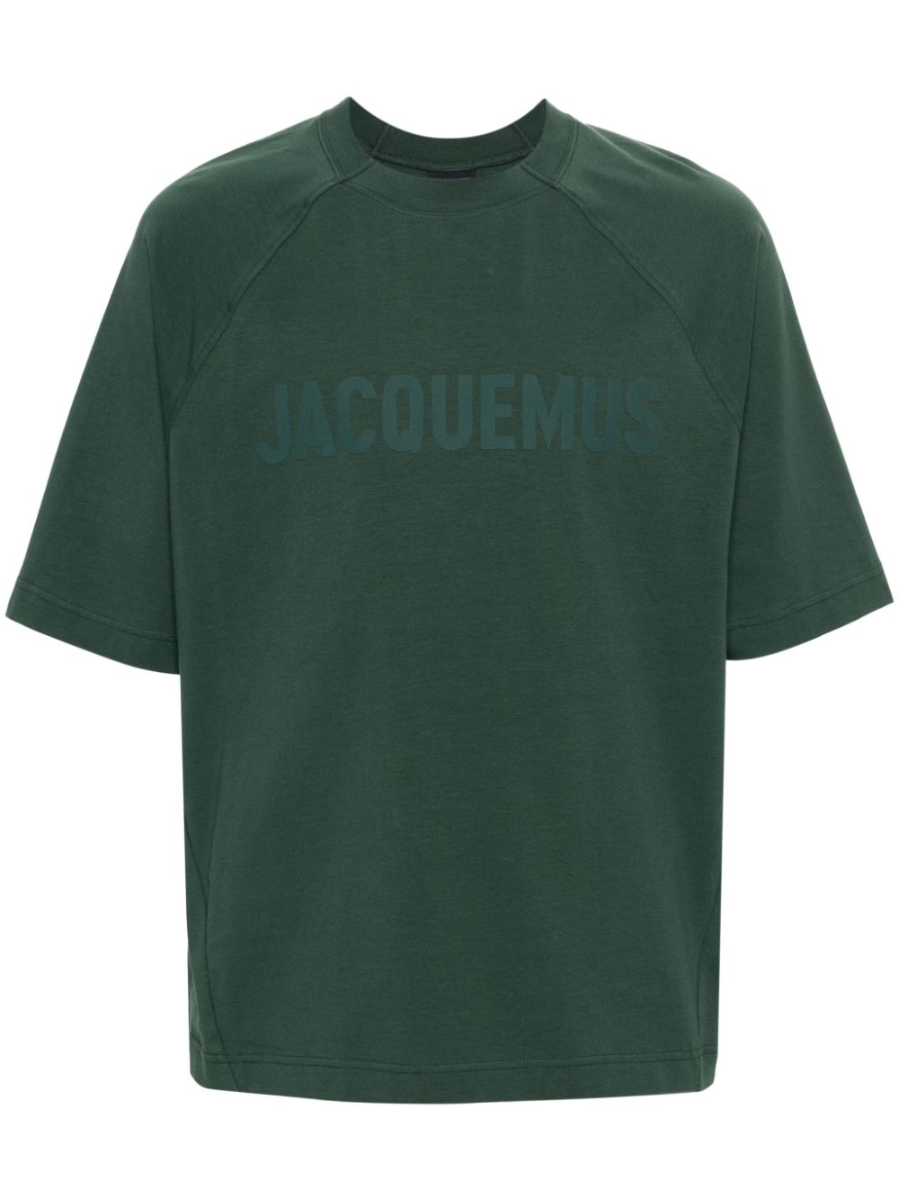 Jacquemus Le T-shirt Typo Top Green Men T-Shirts Maison-Kitsune
