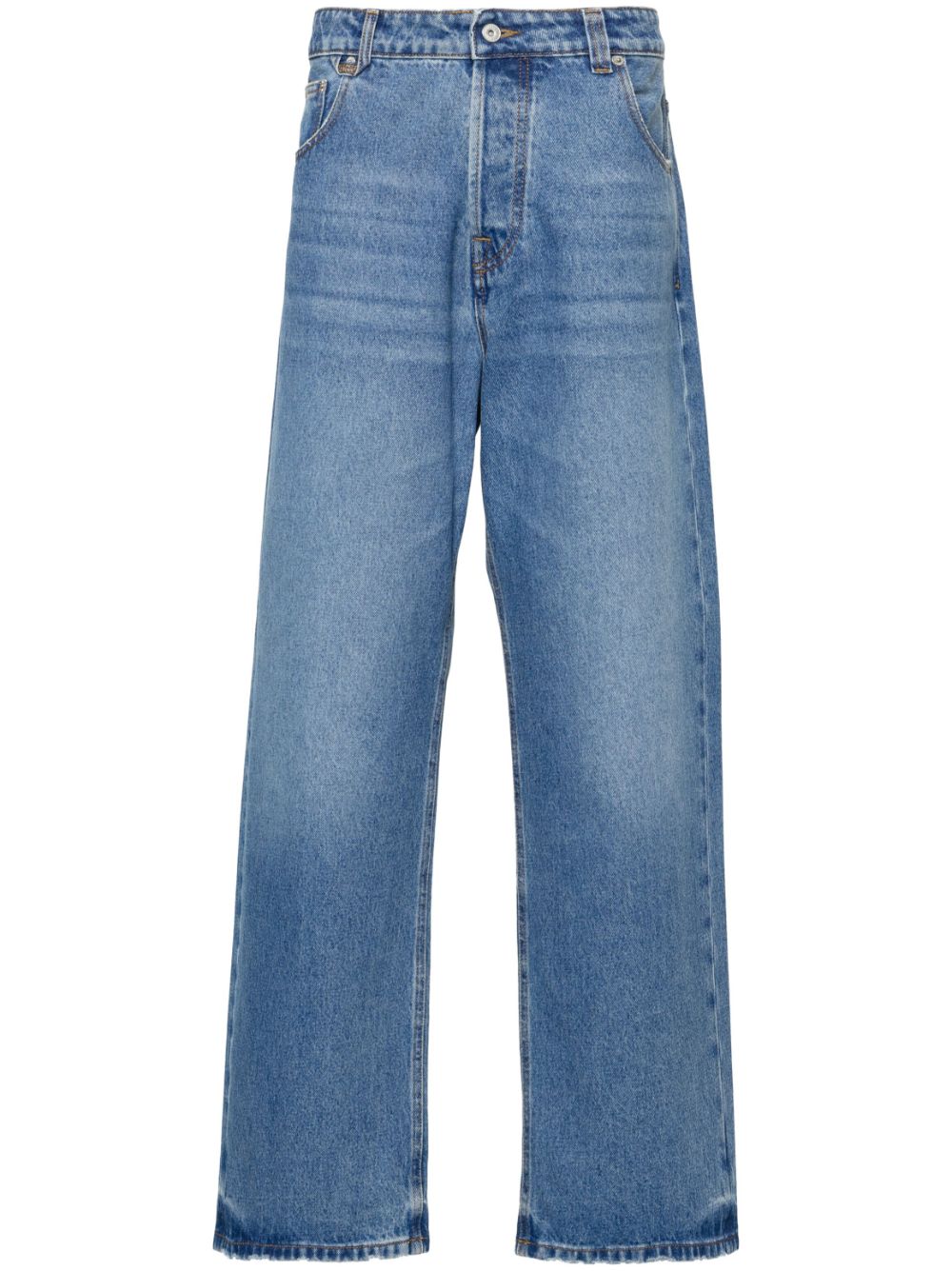 Jacquemus Le De Nîmes wide-leg Jeans Blue Men Wide-Leg Jeans Maison-Kitsune