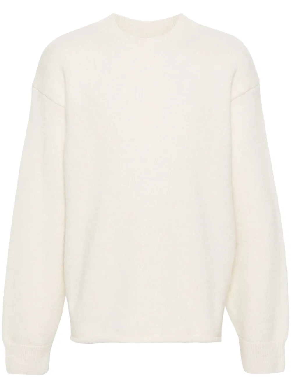 Maison-Kitsune Knitted Sweaters Men Jacquemus Le Pull Jacquemus Jumper Neutrals