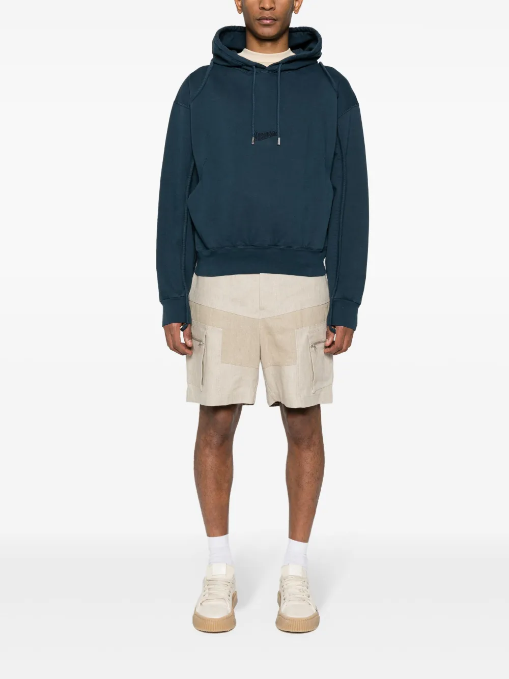 Men Hoodies Maison-Kitsune Jacquemus Le Sweatshirt Camargue Cotton Top Blue