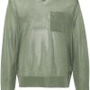 Men Knitted Sweaters Maison-Kitsune Jacquemus La Maille Paseo Knitted Jumper Green