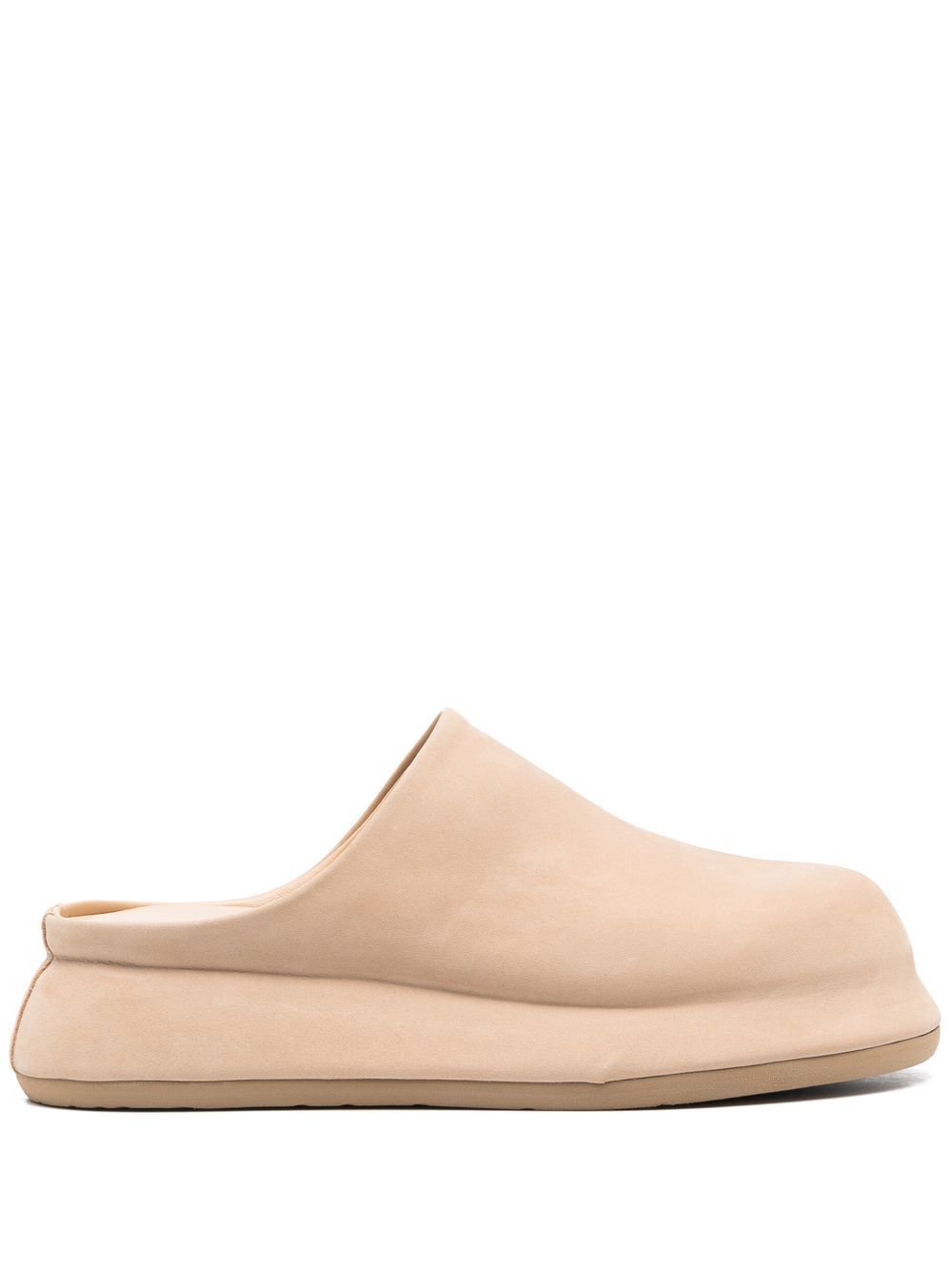 Men Slippers Maison-Kitsune Jacquemus slip-on Smooth Mules Neutrals