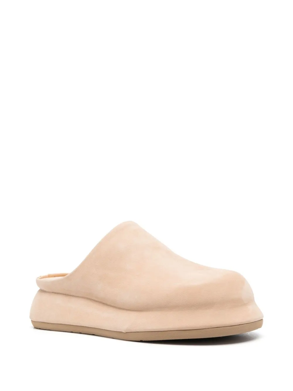 Men Slippers Maison-Kitsune Jacquemus slip-on Smooth Mules Neutrals