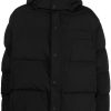 Maison-Kitsune Down Jackets Men Jacquemus Hooded Padded Jacket Black