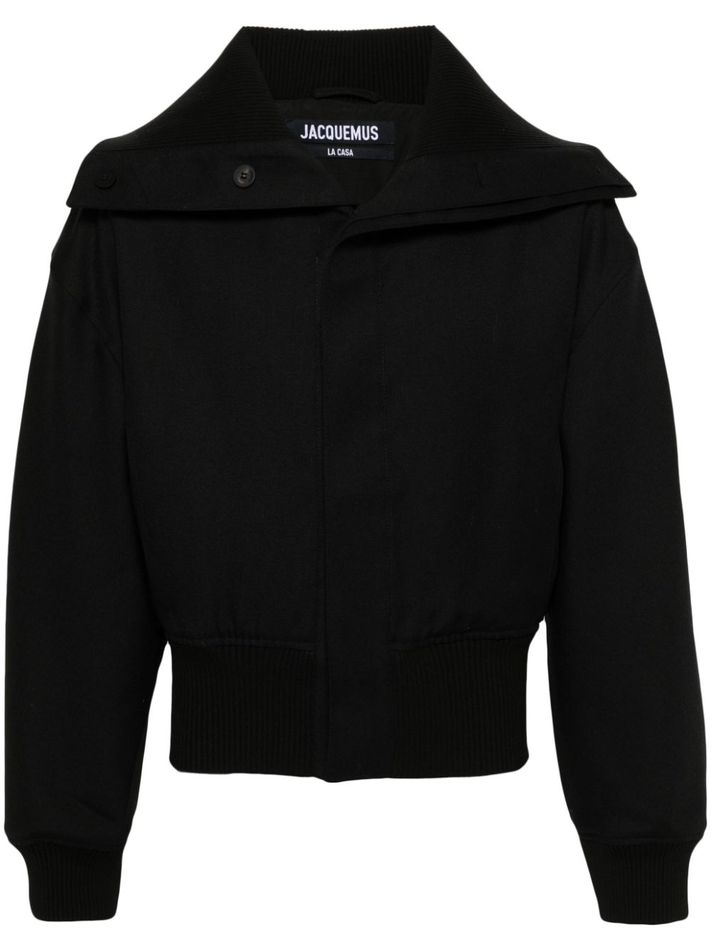 Maison-Kitsune Bomber Jackets Men Jacquemus Le Bomber Bordo Jacket Black