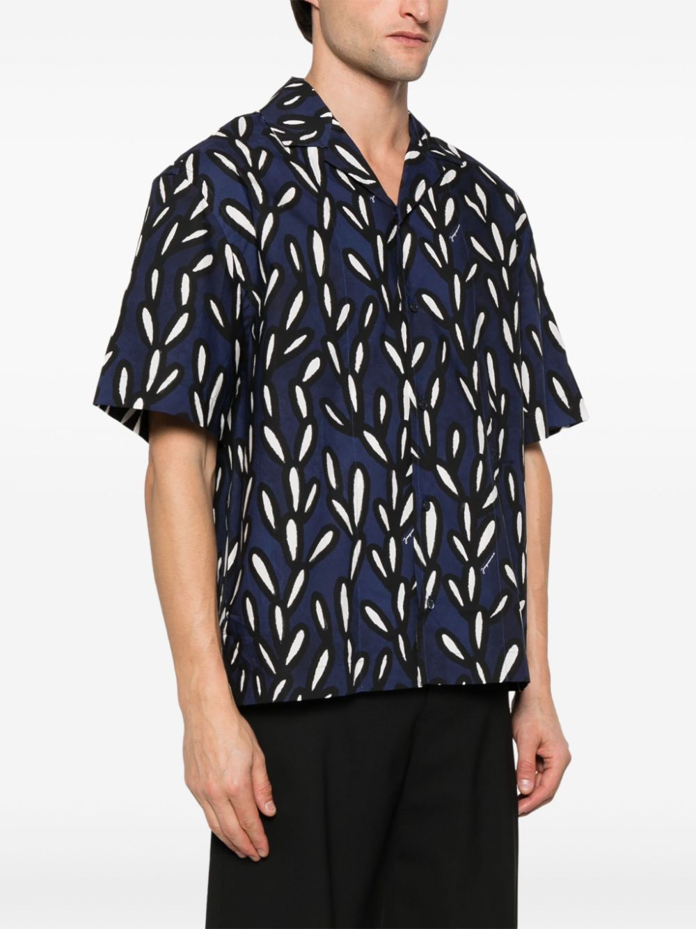 Men Shirts Maison-Kitsune Jacquemus La Chemise Jean Shirt Blue