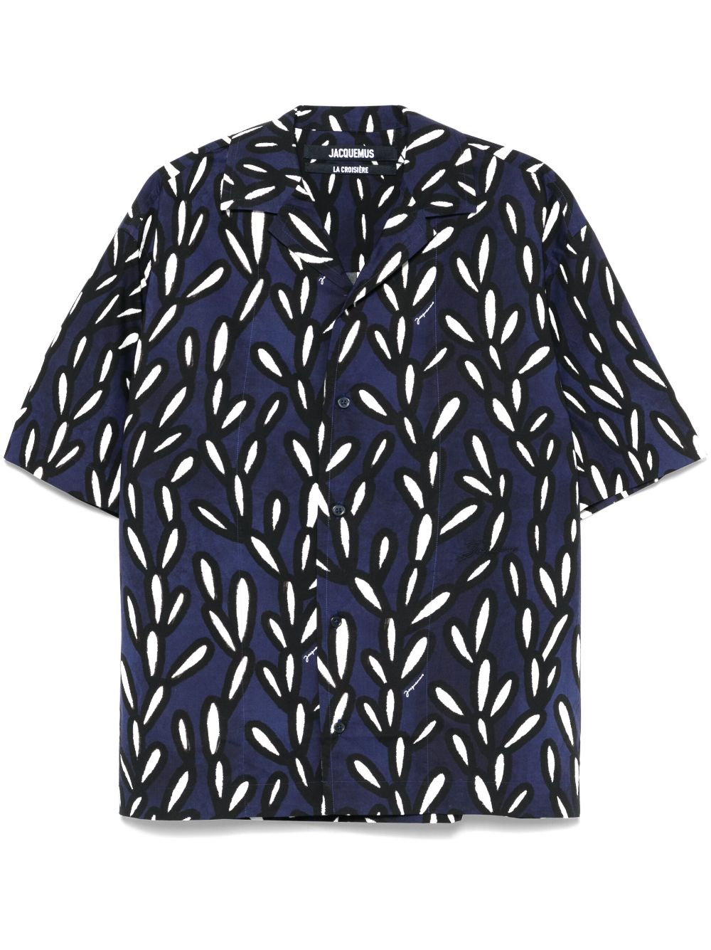 Men Shirts Maison-Kitsune Jacquemus La Chemise Jean Shirt Blue