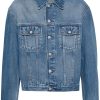 Jacquemus La Veste de-Nîmes Denim Jacket Blue Men Denim Jackets Maison-Kitsune