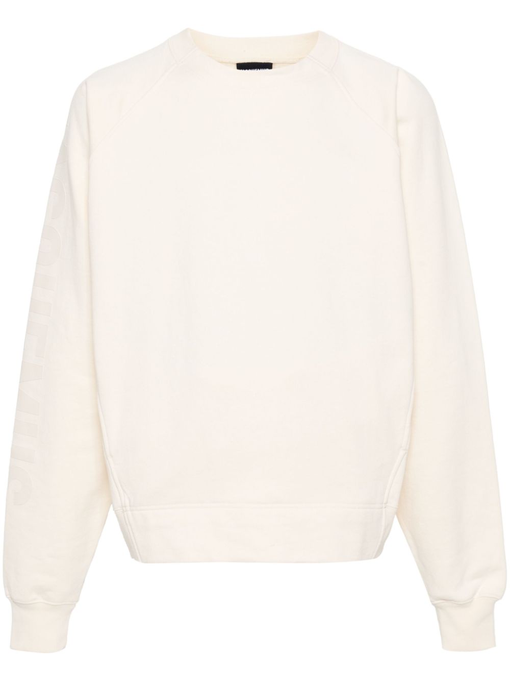 Maison-Kitsune Jacquemus Le Sweatshirt Typo Top Neutrals Men Sweatshirts