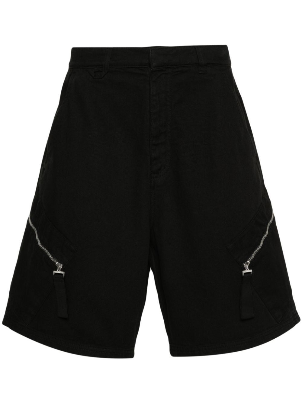 Jacquemus Le Short Canvas Cotton Shorts Black Men Bermuda Shorts Maison-Kitsune