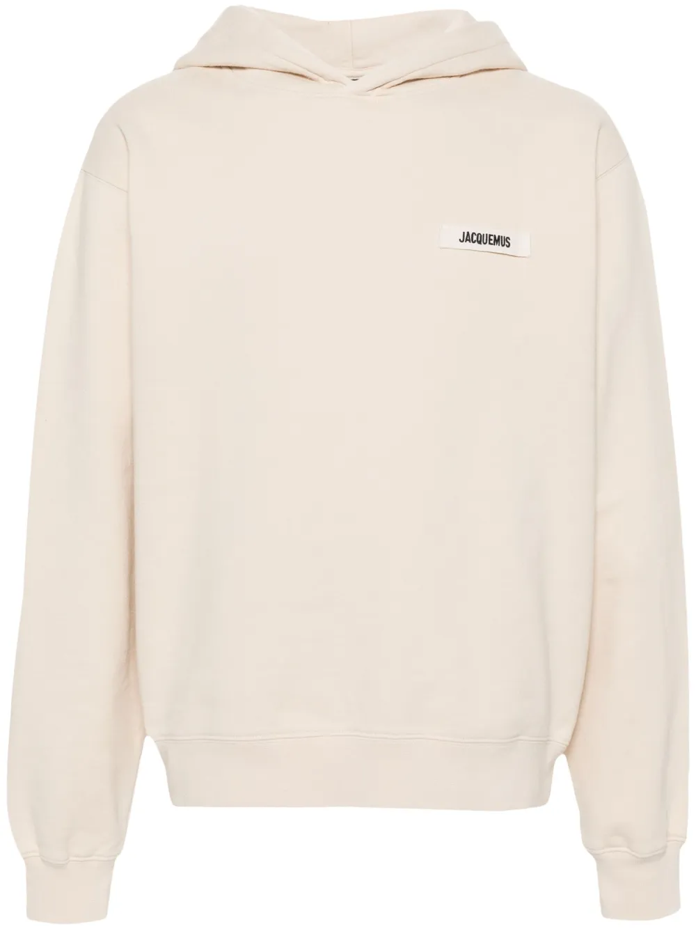 Men Hoodies Maison-Kitsune Jacquemus Le Hoodie Gros Grain Top Neutrals