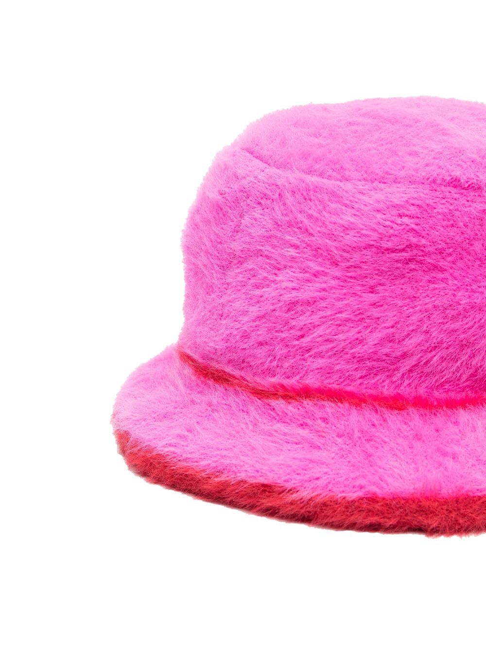Jacquemus Le Bob Neve Bucket Hat Pink Men Hats Maison-Kitsune
