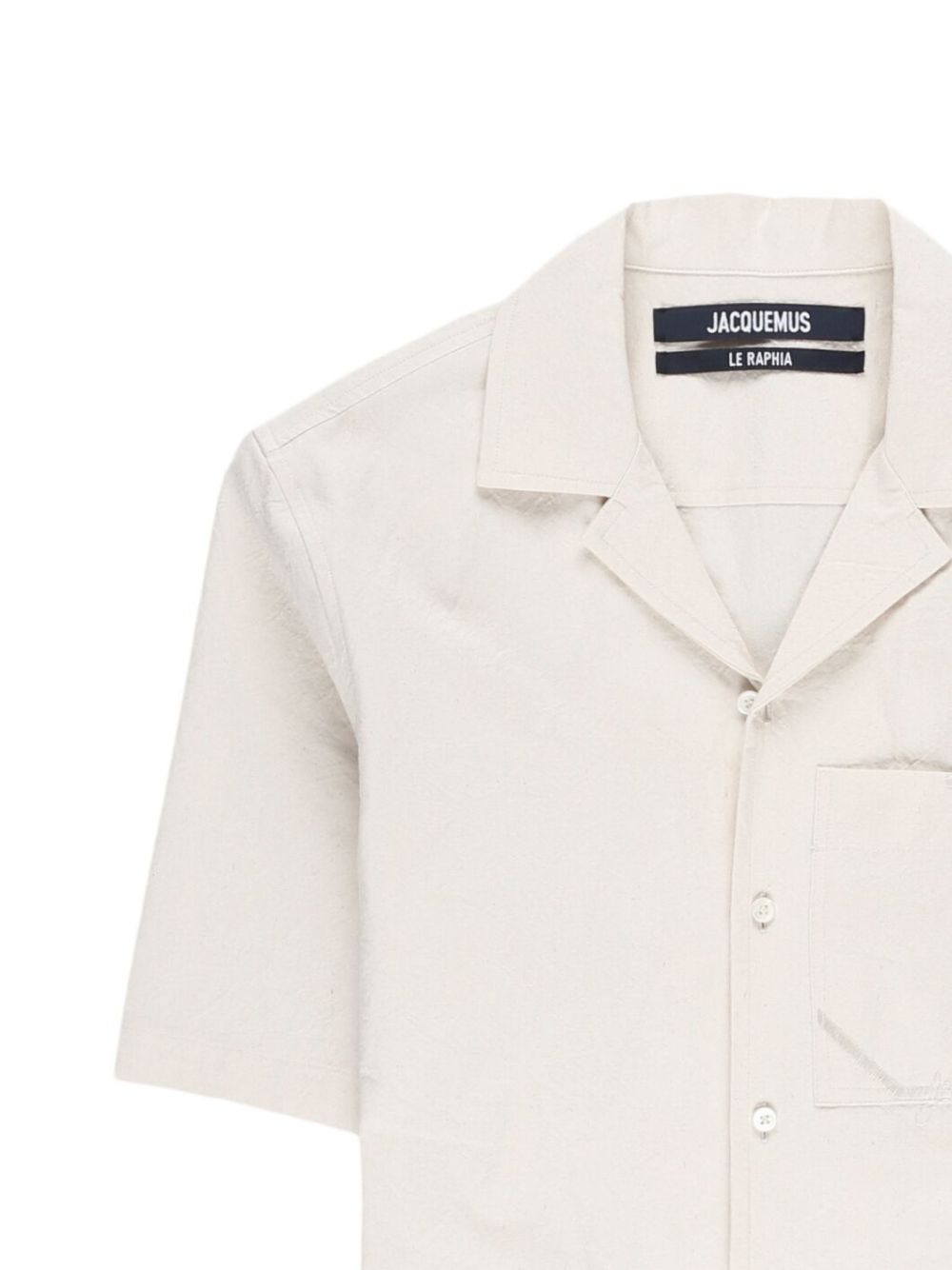 Jacquemus Cordao short-sleeve Shirt Neutrals Men Shirts Maison-Kitsune