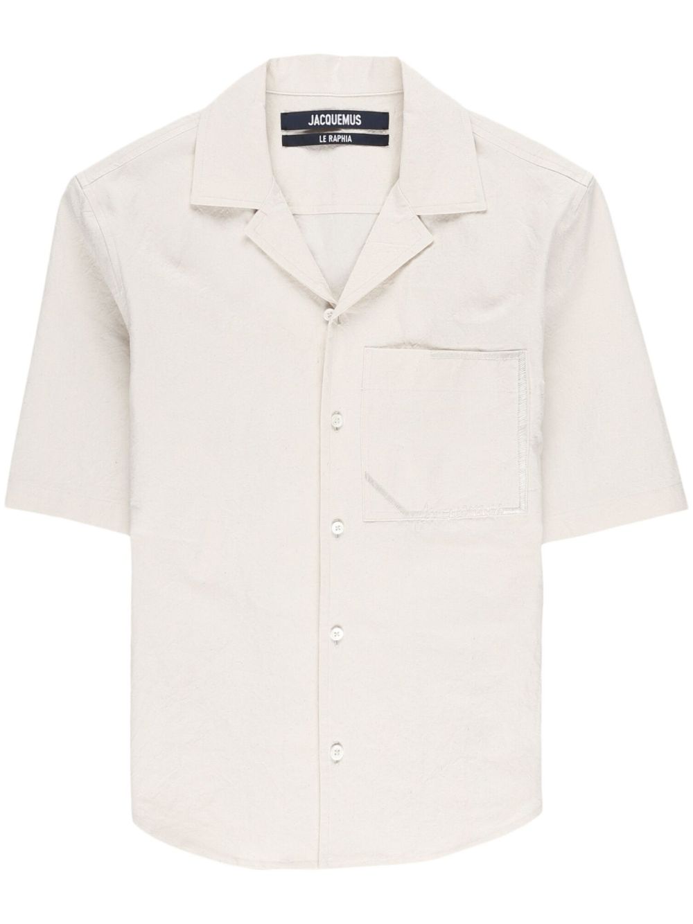 Jacquemus Cordao short-sleeve Shirt Neutrals Men Shirts Maison-Kitsune