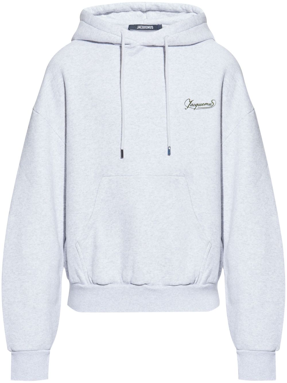 Maison-Kitsune Jacquemus Gros Grain Hoodie Grey Men Hoodies