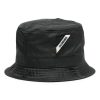 Men Hats Maison-Kitsune Jacquemus Le Bob Ovalie Bucket Hat Black