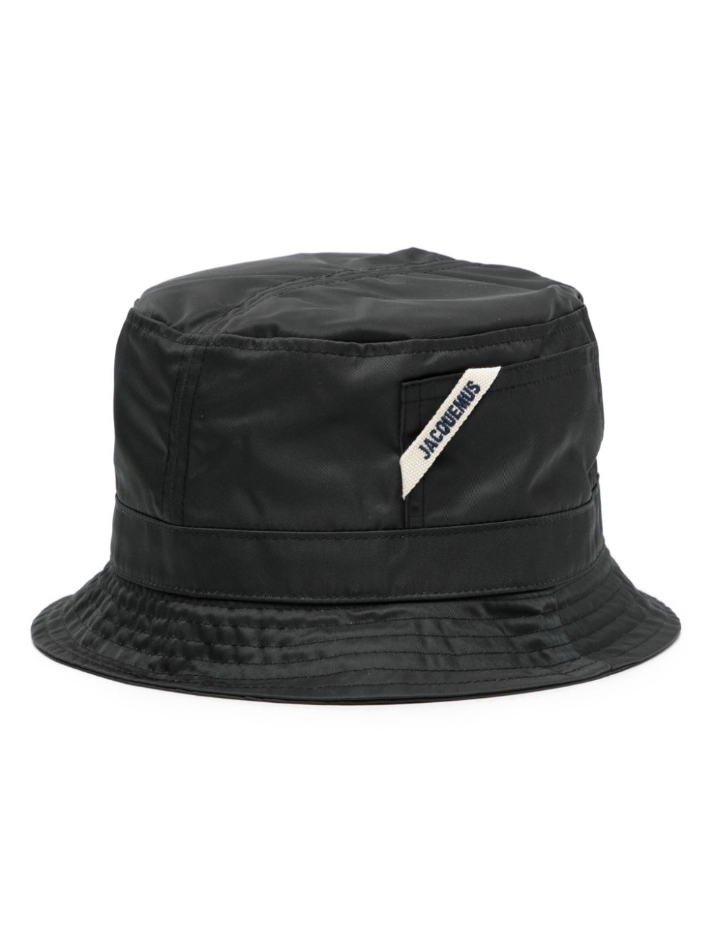 Men Hats Maison-Kitsune Jacquemus Le Bob Ovalie Bucket Hat Black