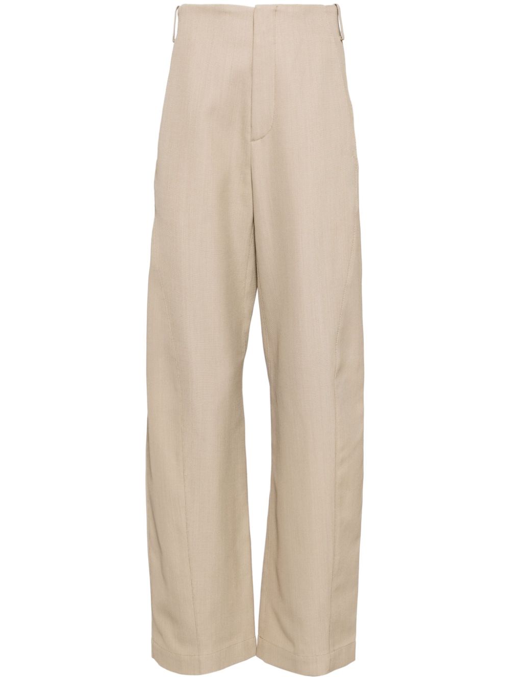 Jacquemus Le Pantalon Trousers Neutrals Maison-Kitsune Men Tailored Pants