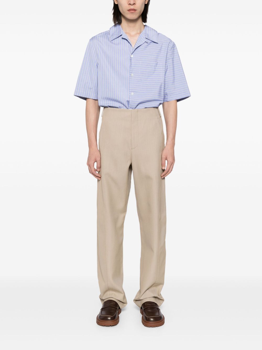Jacquemus Le Pantalon Trousers Neutrals Maison-Kitsune Men Tailored Pants