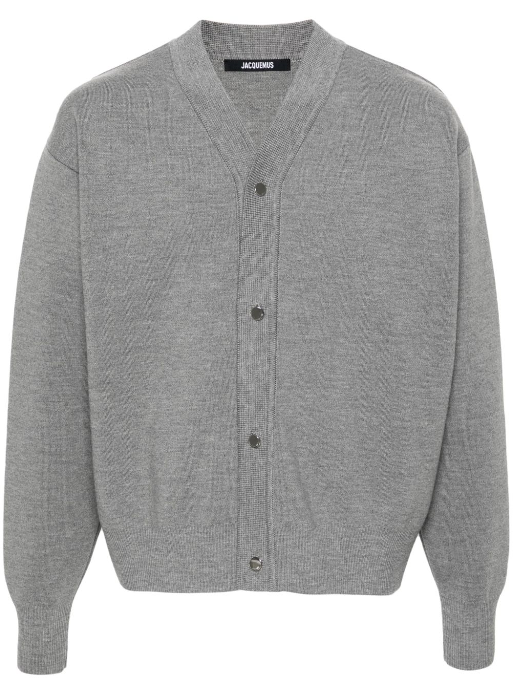 Jacquemus button-up Cardigan Grey Maison-Kitsune Men Cardigans