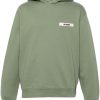 Jacquemus La Hoodie Gros Grain Cotton Hoodie Green Men Hoodies Maison-Kitsune