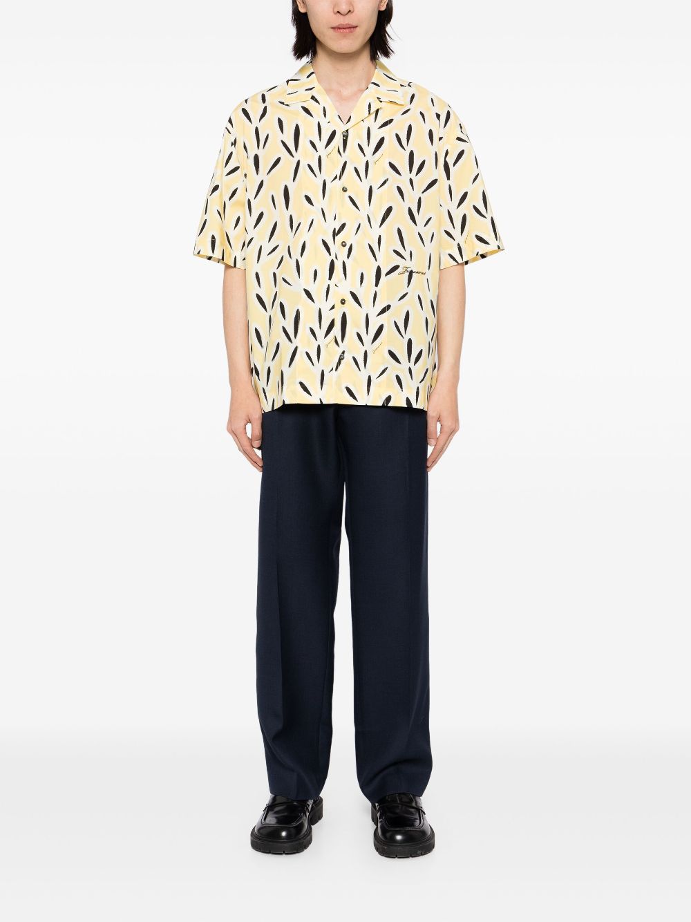 Jacquemus Melo Pants Blue Men Tailored Pants Maison-Kitsune